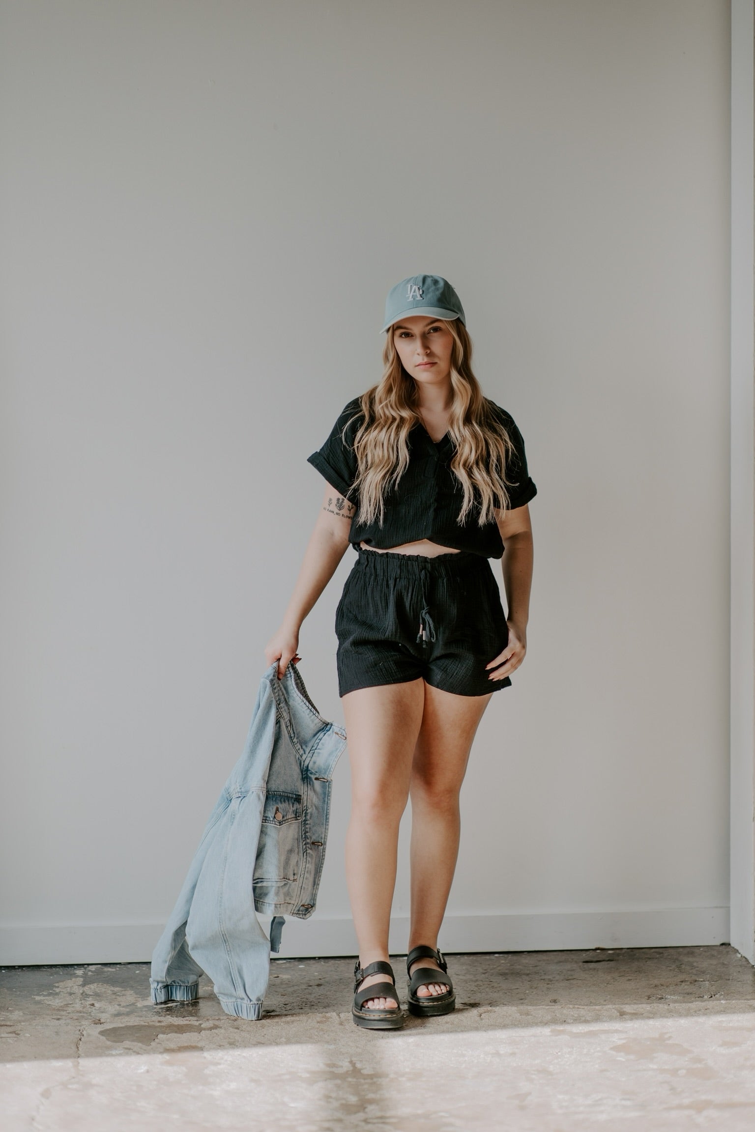 LA Denim baseball cap