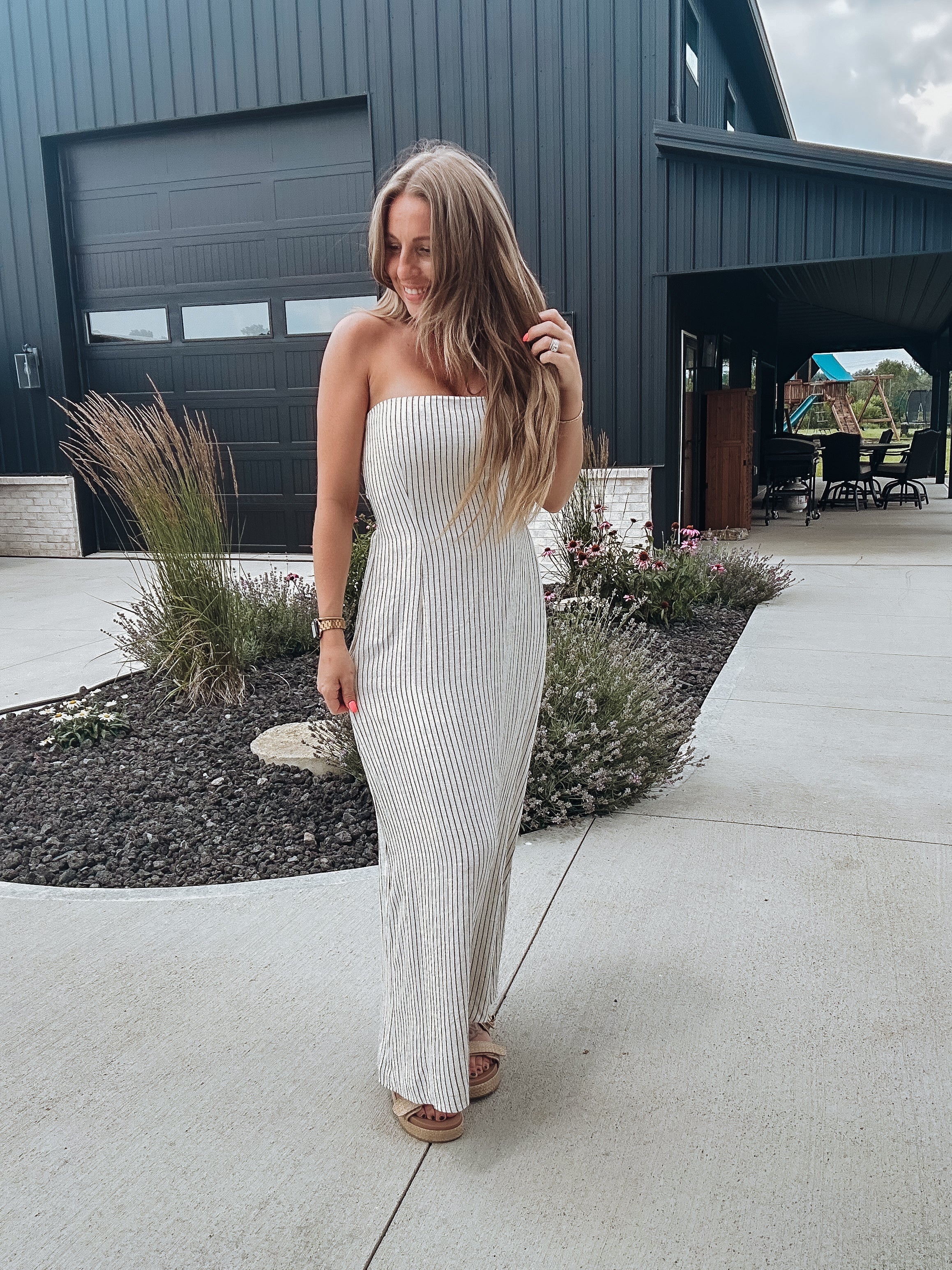 Old money maxi dress