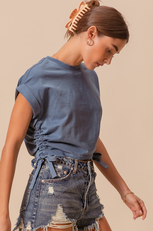 Blueberry bow tie shirt